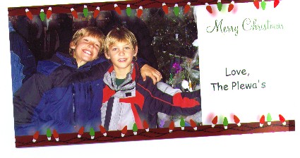 Andrew and Jack Plewa, Christmas 2006