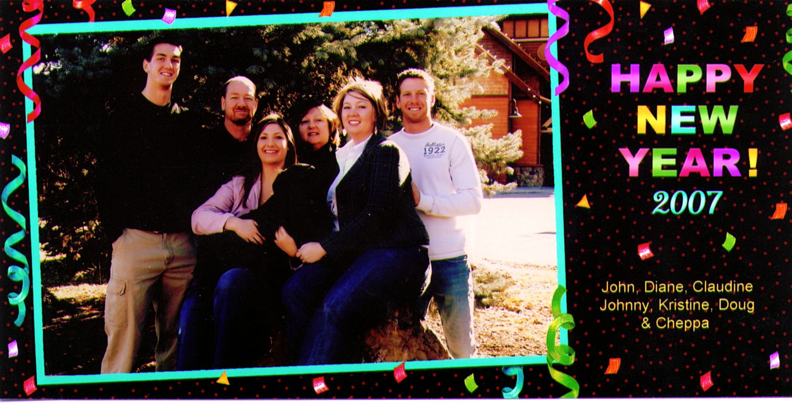 John and Diane (Gross) Bates Family, December 2006