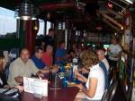 Bob & Joe Gross having dinner with the Claude and Liz Gross Family on August 1, 2005
