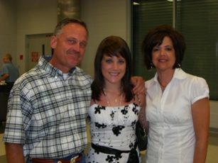 Don, Lauren and Annette Family, eight grade graduation