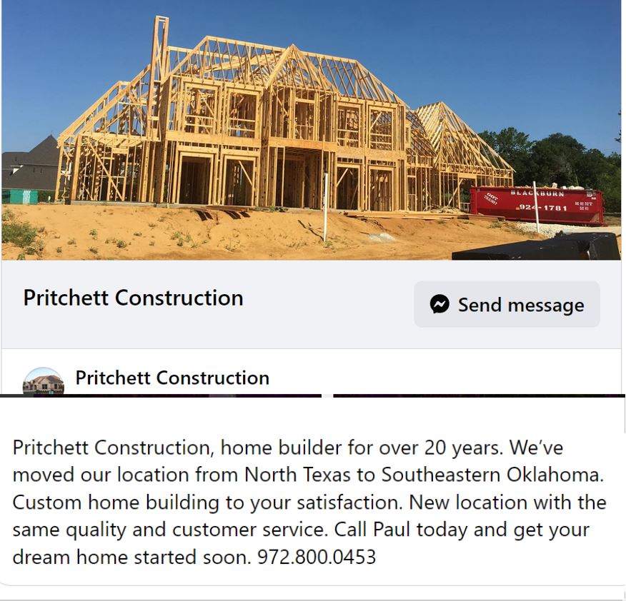 Paul Jr. Construction Company.
