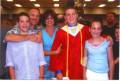 Justin's high school graduation 2005. L-R: Tyler, Don, Annette, Justin, and Lauren.