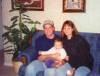 Paul Pritchett II, Pam and Son Zane in 1999