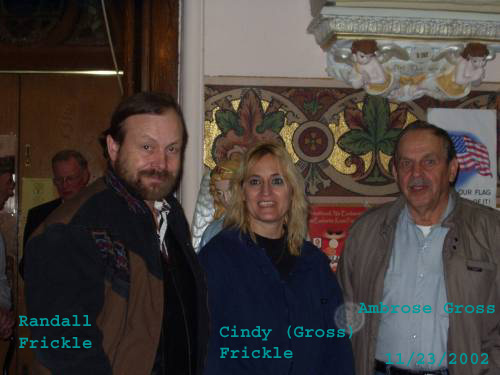 Randal, Cindy, and Uncle Ambrose, November 23, 2002