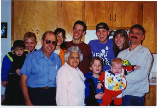 Edmund, Ermina, and David, Sr. Family, August 2000