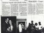 The Journal Times Article of Daniel and Sara, December 25, 2001 Accident