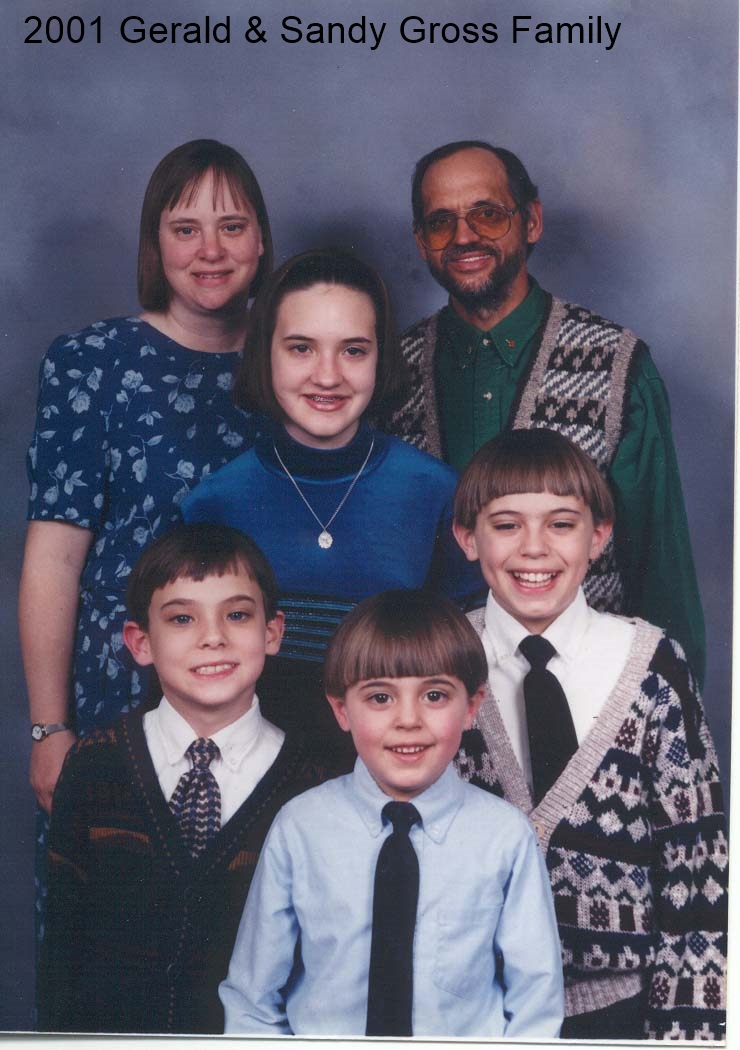 Gerald and Sandra family 2001