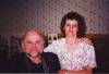 Sharon and her first cousin, Charles Gross at Gross reunion 1998 in Bismarck, ND