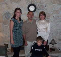 L:R Katchina, Terry, Paula and six year old son Zachery