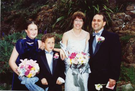 Terry, wife Paula, and step children, Karlina and Eric, March 24, 2001