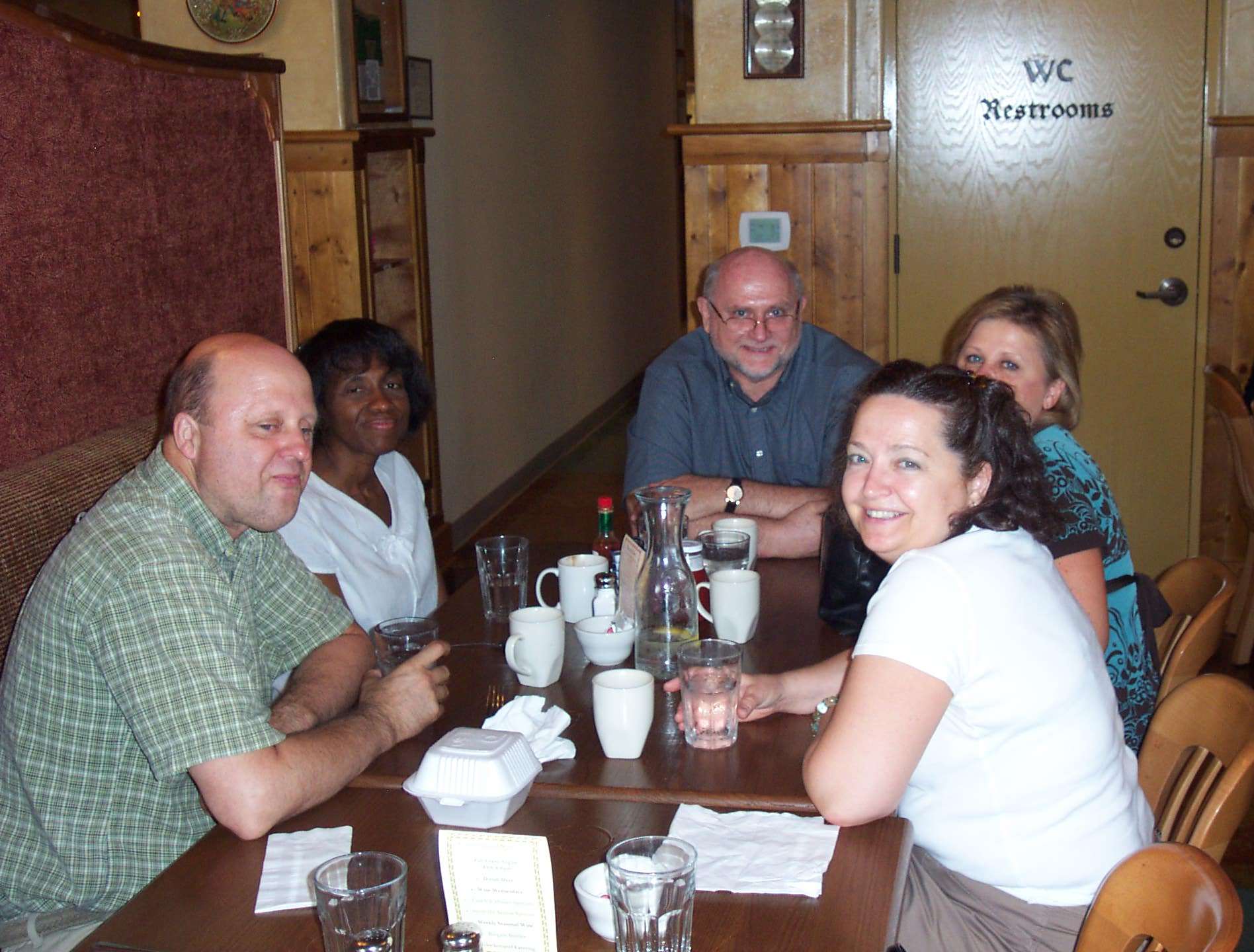 August 17, 2008, breakfast in Mt. Angel, OR..