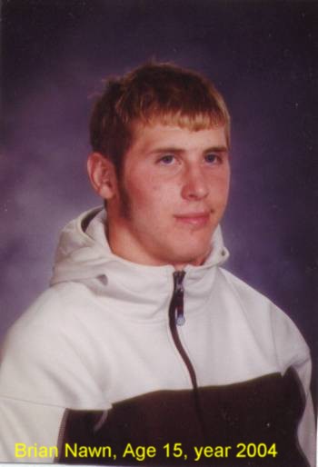 Brian Nawn, age 15, a Junior, school year 2004-2005