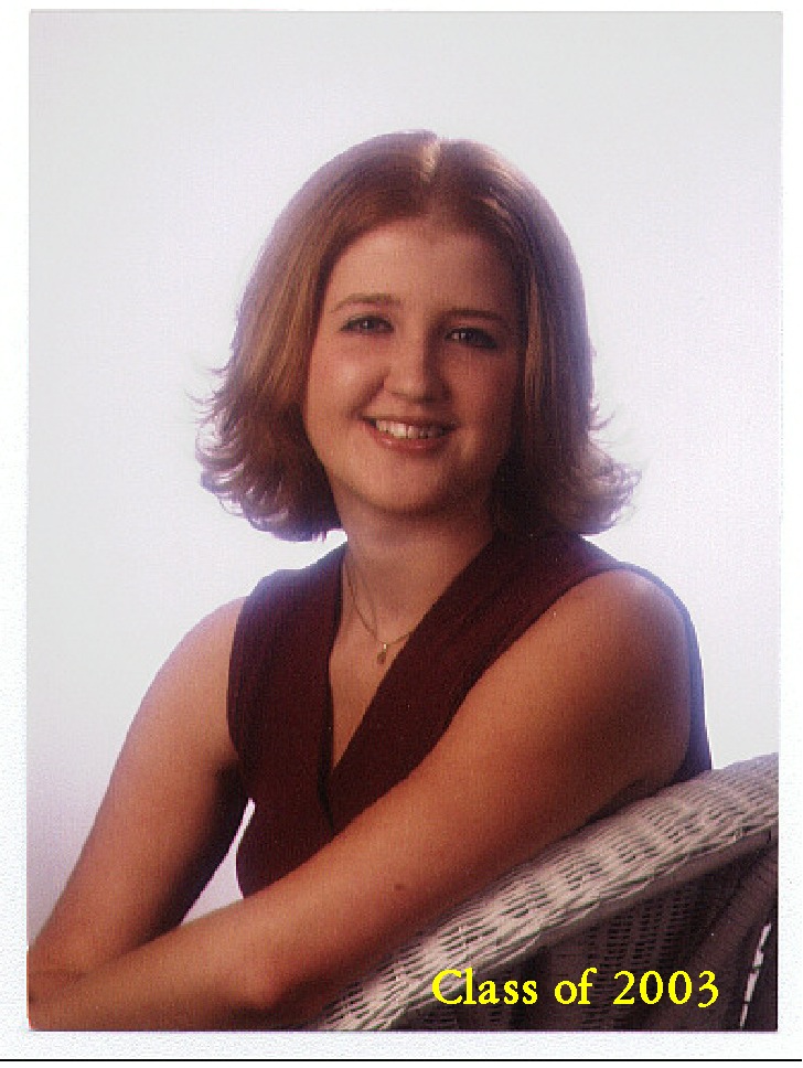 Diana Nawn, Age 18, 2003, High School Graduation