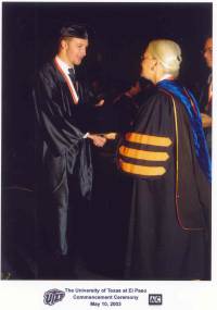 College Graduation, University of Texas, May 10, 2003