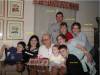 Joe and some grand children on Joe's 75 birthday, March 2001