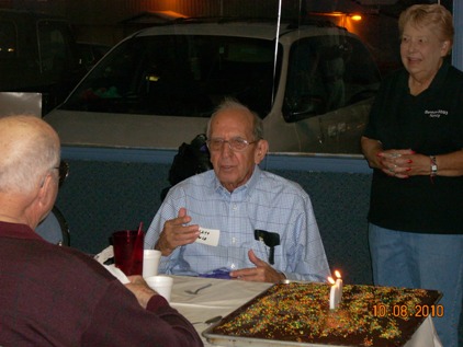 Matt and Joe at Matt's 90th birthday, Benson, AZ