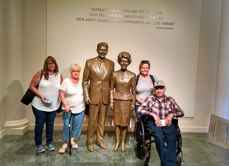 At the Ronald Reagan Museum, July 18, 2016.