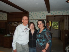 June 10, 2007: Joe Gross, Sara and Dennis Winter.