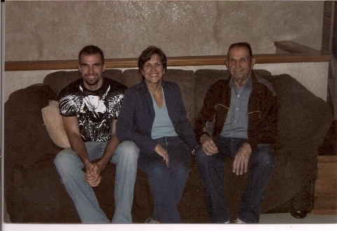 November 2008, Gregory, Barbara and Pius.
