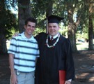 Chris & his brother, Greg. Chris graduated from California State University Stanislaus on June 3, 2006 with a major in Business.