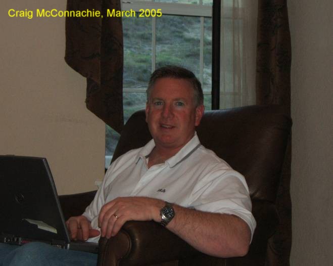 Son-in-law Craig McConnachie, March 2005