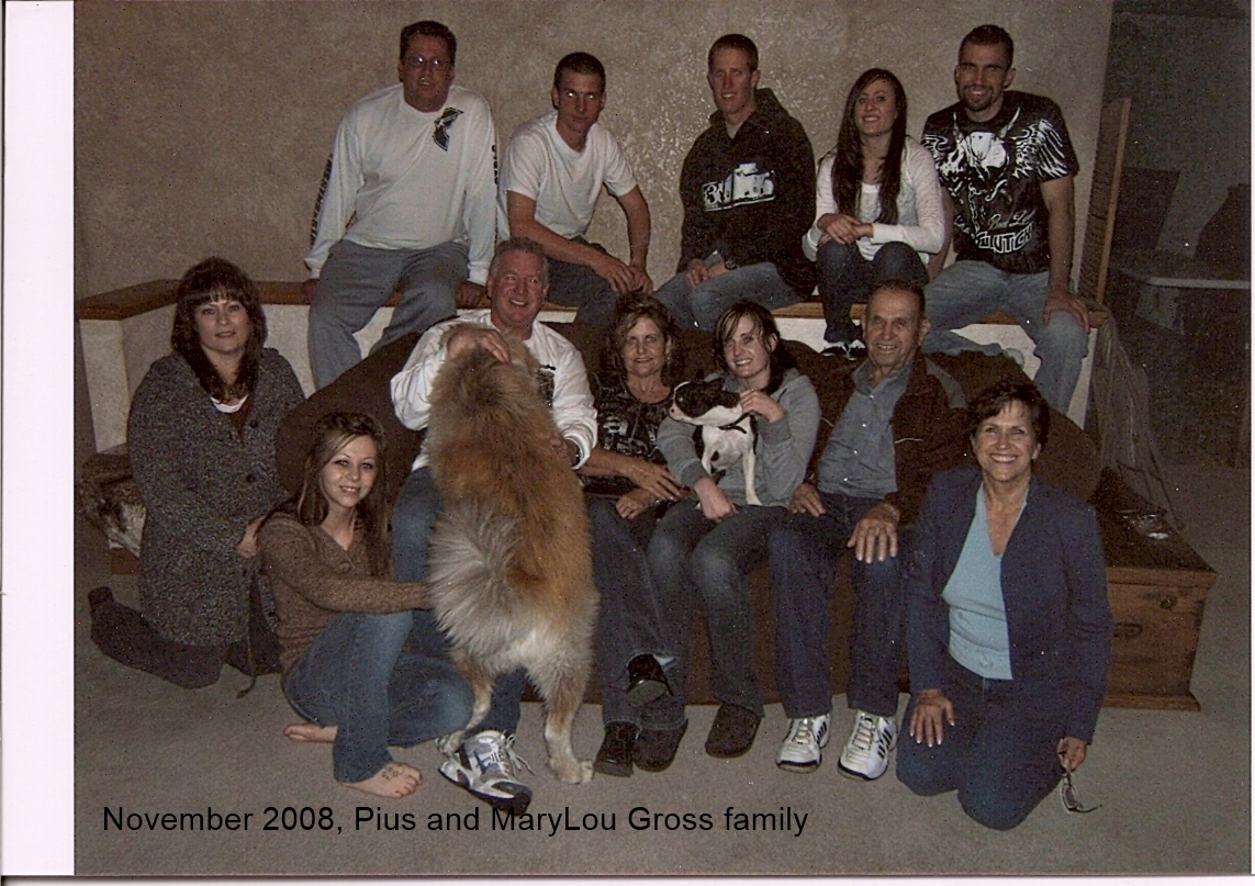 November 2008 Pius Gross and family.