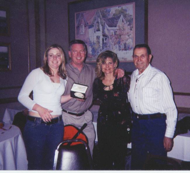 Shauna, Greg, Laura and Pius. Taken January 2003