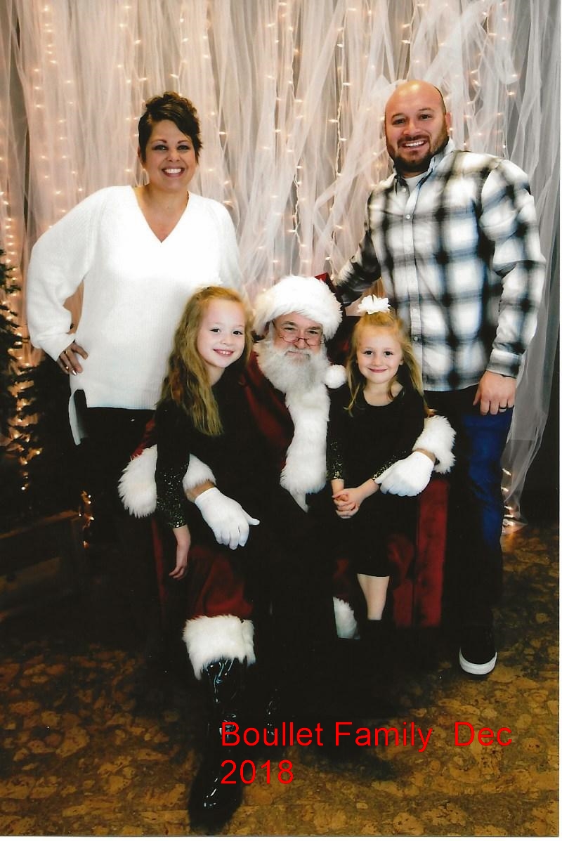 December 2018 Boullet family.