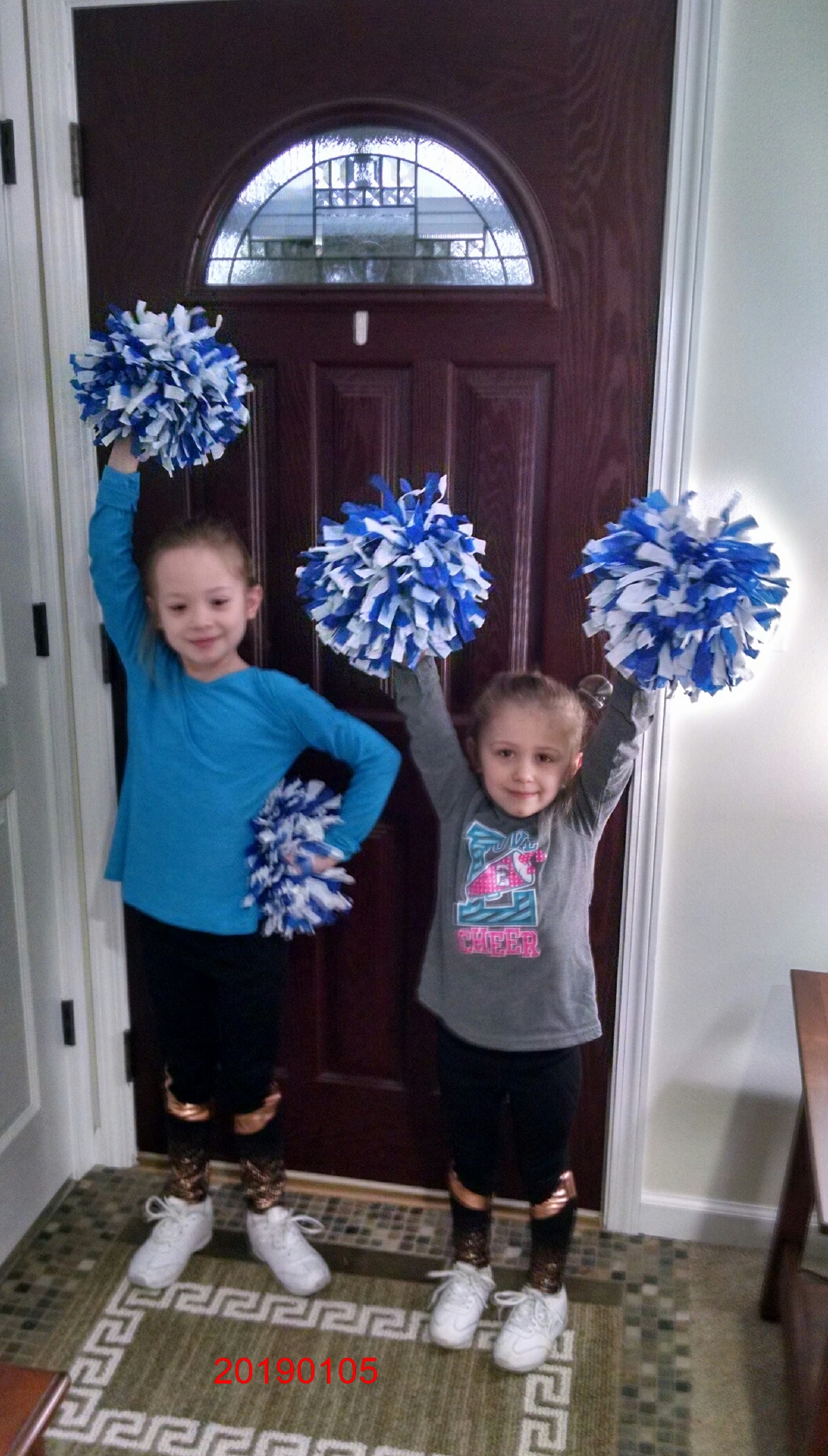 Jan 05, 2019 Ella and Paisley 1st Cheer Practice for the season.