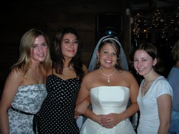 June 9, 2007 at Emily and Joey's wedding-cousins: Jennifer, Holly, Emily, Sara
