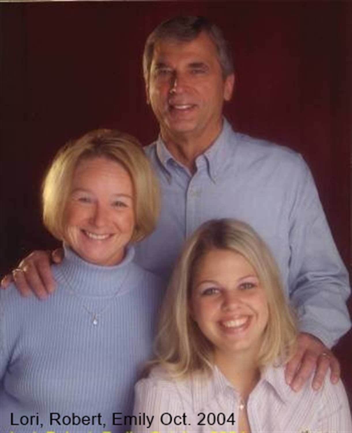 October 2004, Robert, Emily, and Lori