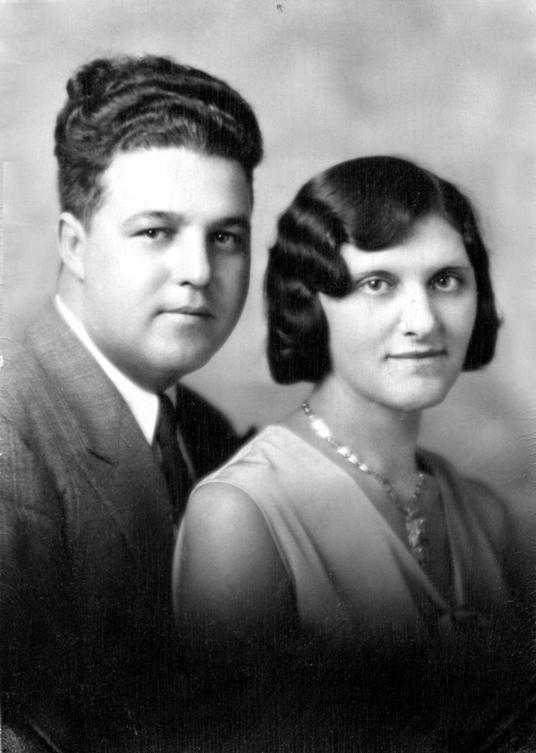 Charles Henry Stott and Anna Heilman wedding approximately 1932 