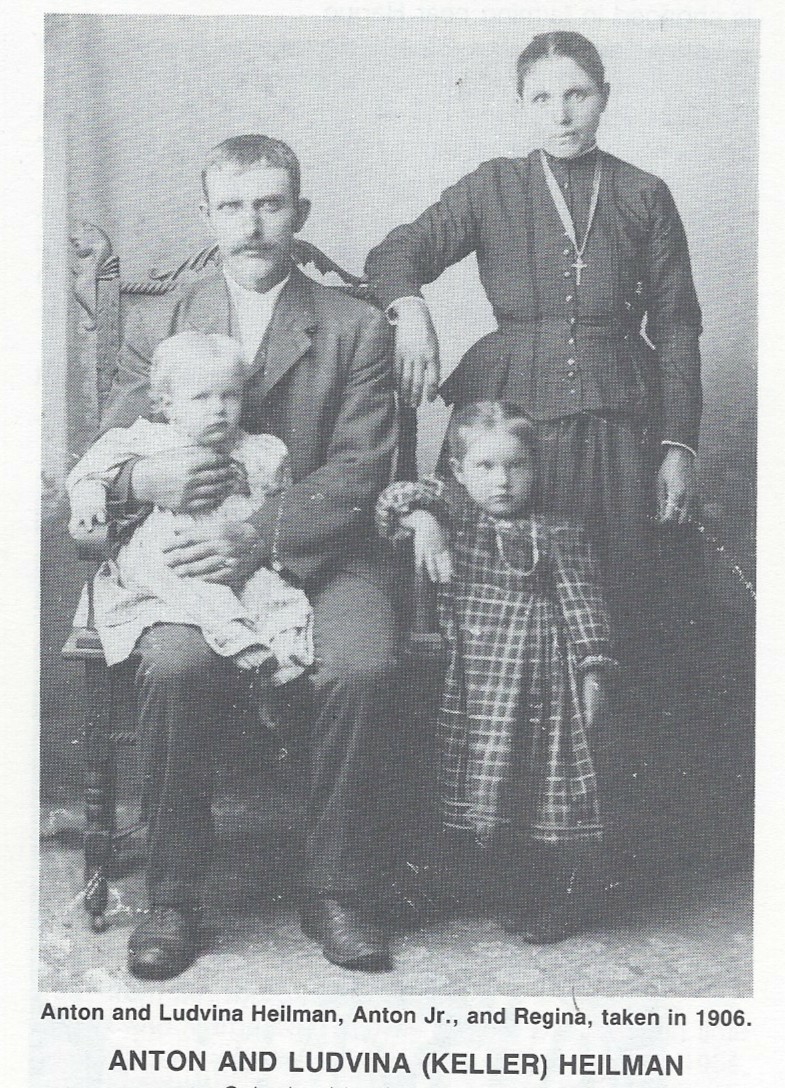 Anton and first wife, Ludwina, mother of all his children.