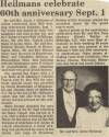 Tony and Barbara celebrating 60 years of marriage on September 1990
