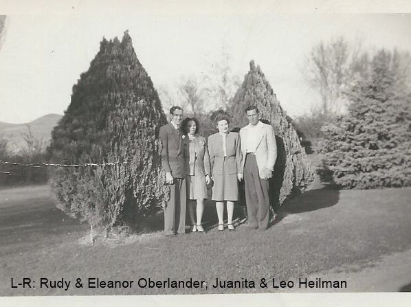 L-R Rudy Oberlander, Eleanor Heilman and Leo_Heilman and wife Juanita