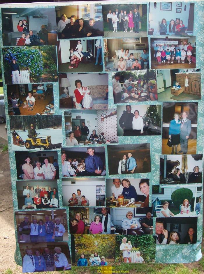 At Agnes and Wally's 50th Anniversary Picnic, July 23, 2005