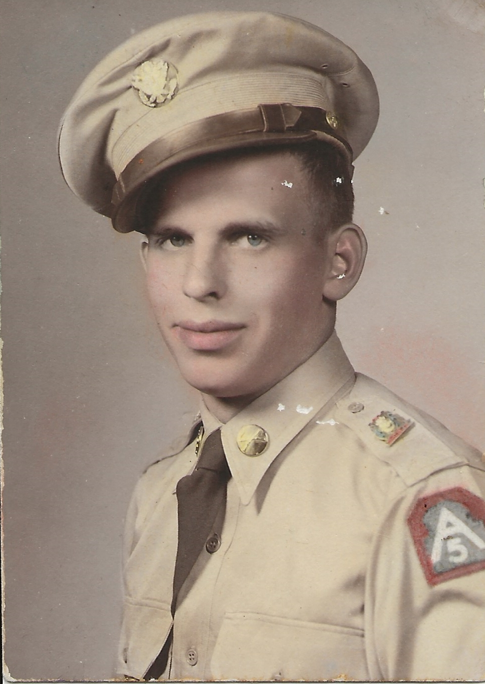 Ambrose in the Army 1950 at Basic Training in Camp Carson, Colorado