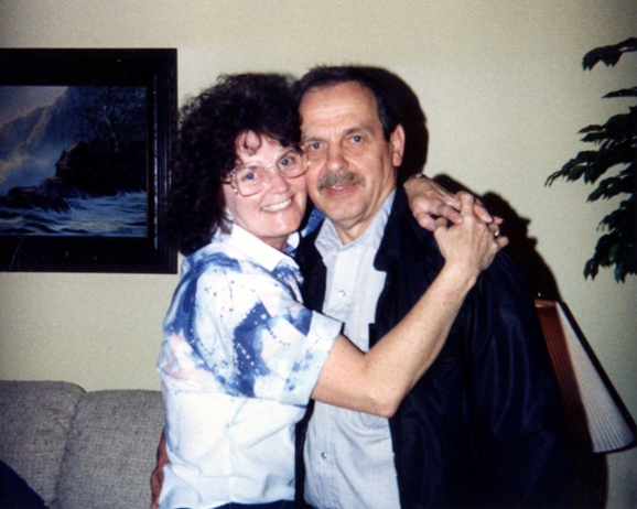 Ambrose and Kathy visiting Pius and Marylou's