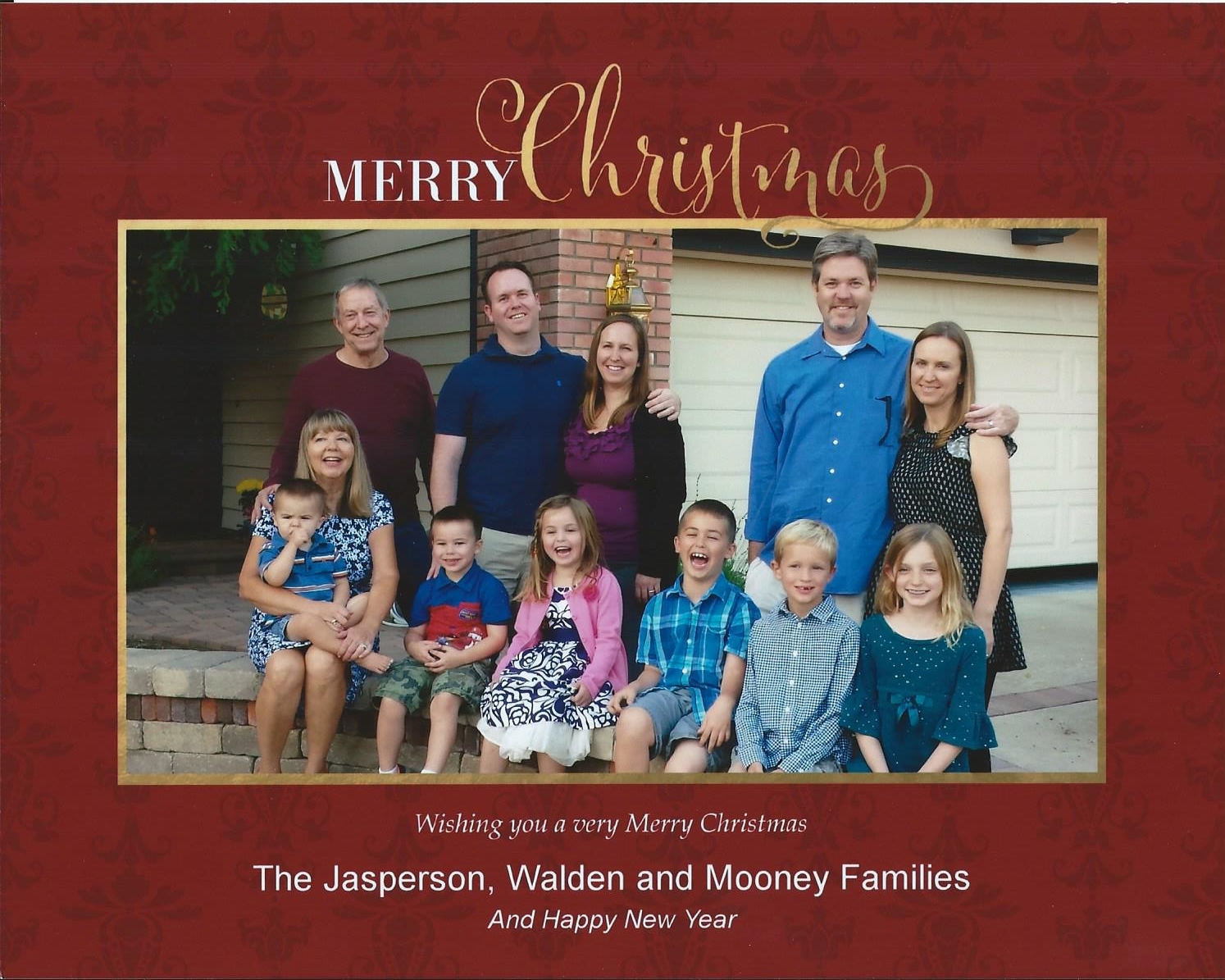 Judith, husband Bob, daughters Kara and Kristin and their families 2017