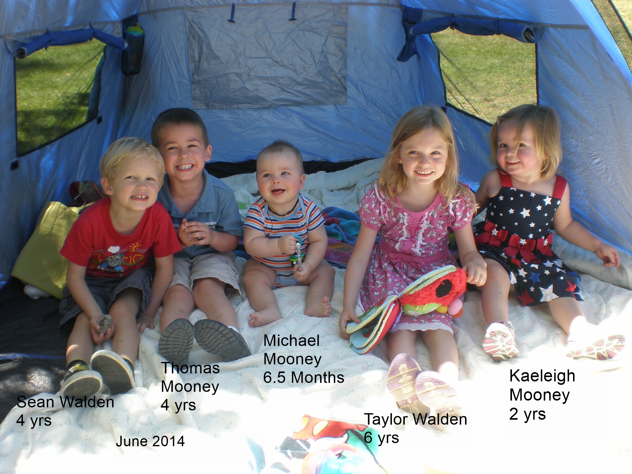 Judith and Bob Jasperson's grandchildren
