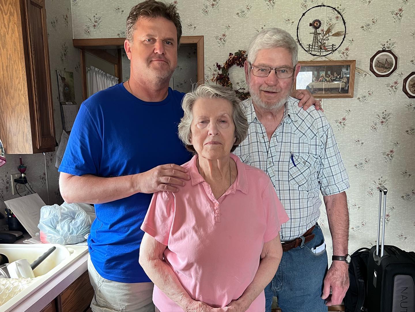 May 2023 Brian visiting his parents