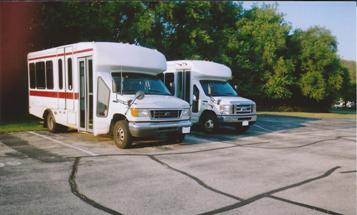 2011:  Buses Clara drove to transport handicaped children