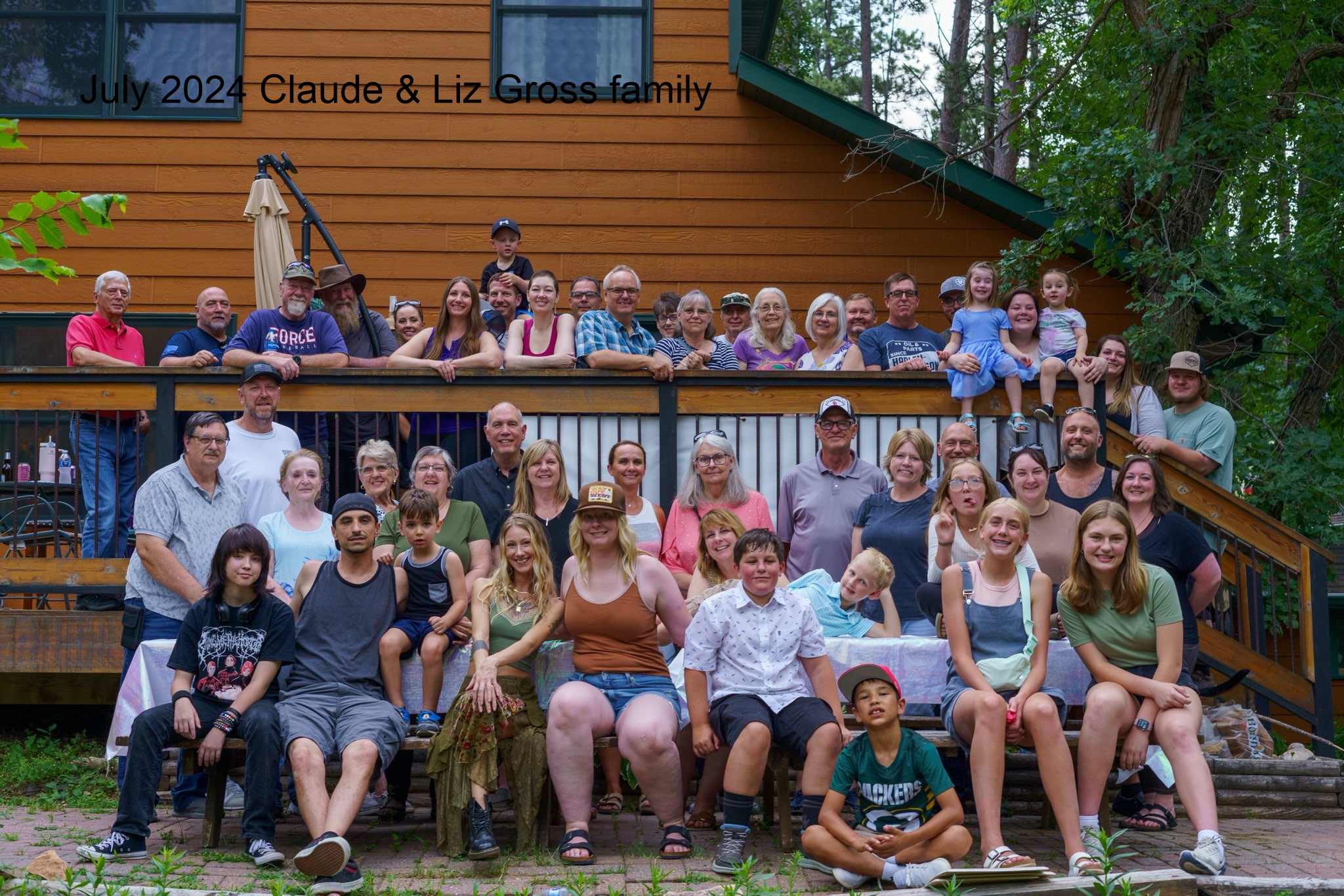 July 12, 2024: Claude and Liz family.