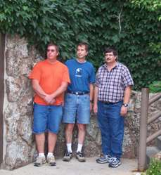 September 23, 2007 celebrating Claude's 80th birthday, Hart Ranch, Rapid City, SD, sons, Randy, Allen, Simon