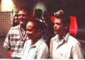 Justin's high school graduation 2005. L-R: Justin, Lauren and Tyler.