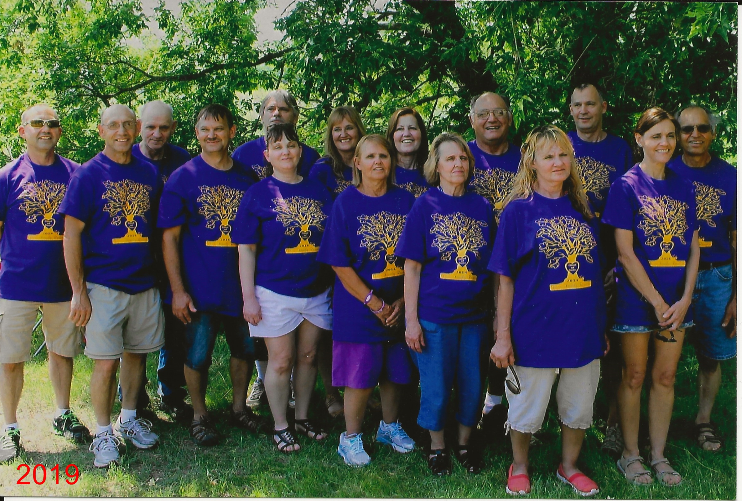 July 2019 Edmund and Ermina Gross family.