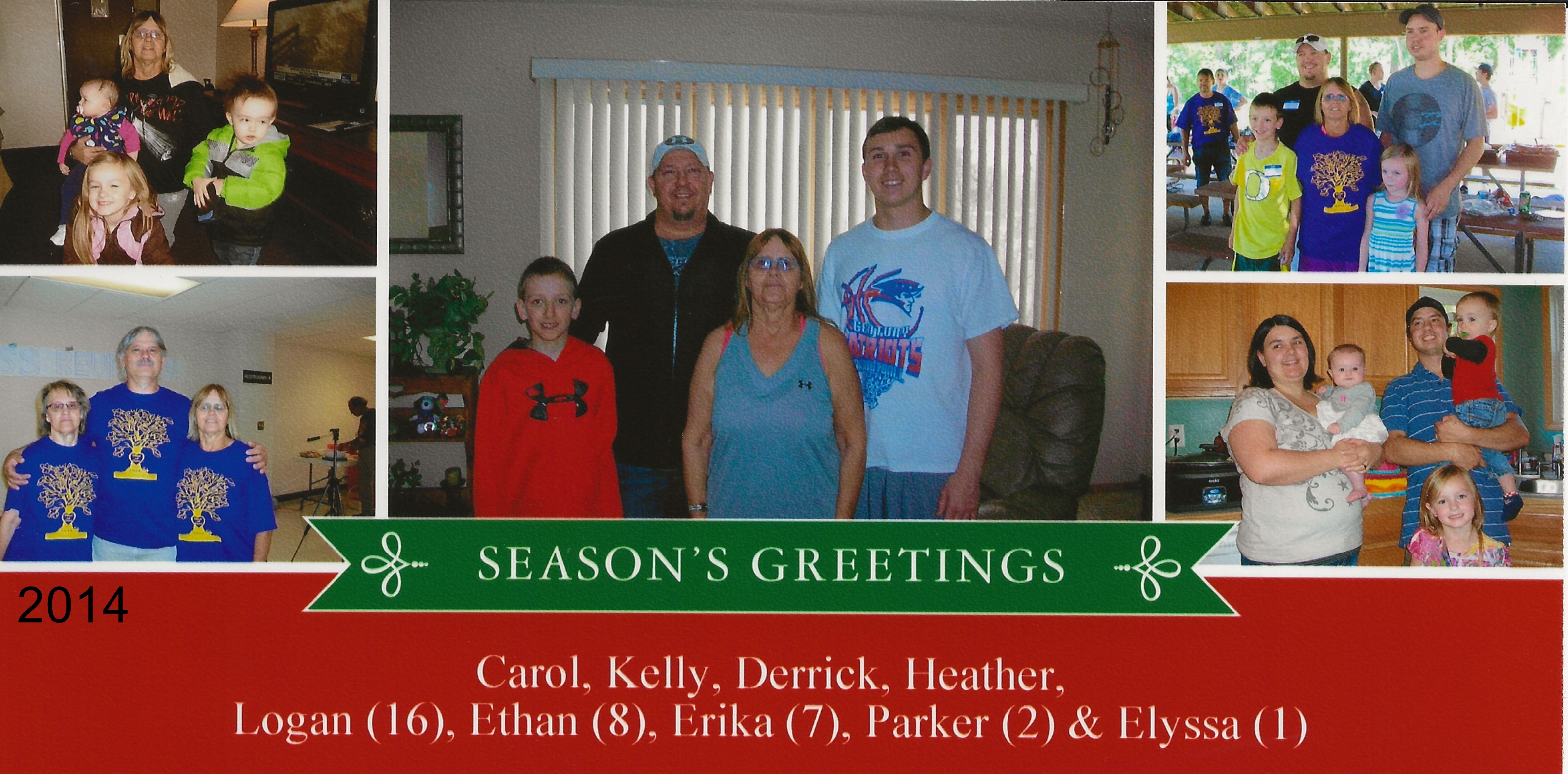 Carol and her family 2012