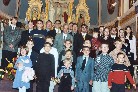 Edmund and grandkids, November 2002.