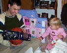Tori 1 year old and Derrick.