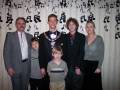 LR: David Sr, Jay-Tyler (eyes closed), Eric (bow-tie), Noah (smallest), Aaron, and Gloria taken in February 11, 2006